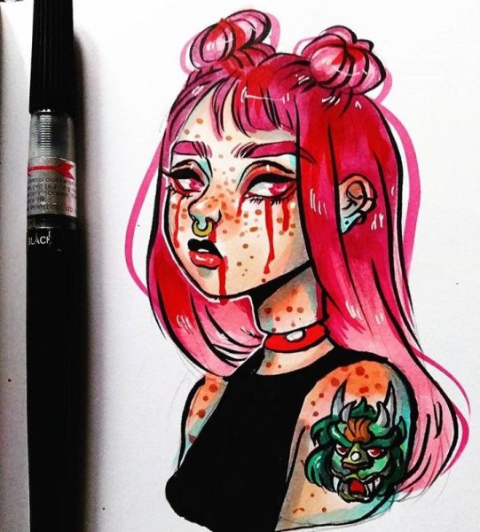 Нарисовать страшные глаза