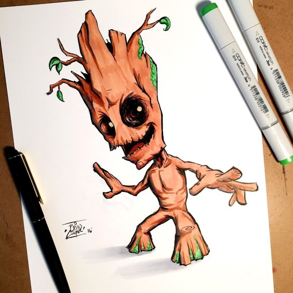 Маленькие страшные рисунки для срисовки легкие