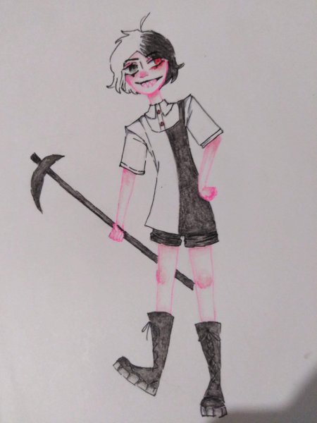 Крипипаста Тикки Тоби для срисовки