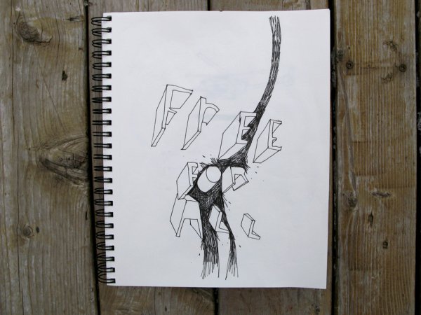 Зарисовки животных для скетчбука