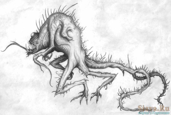 Рисование монстров карандашом