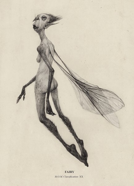 Жуткие нарисованные существа