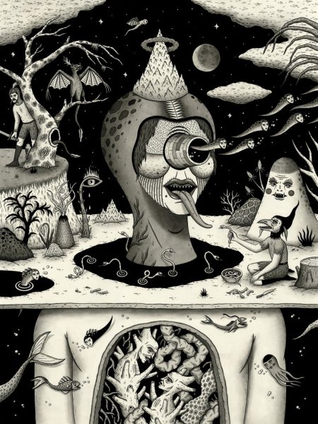 Скетчи психоделика