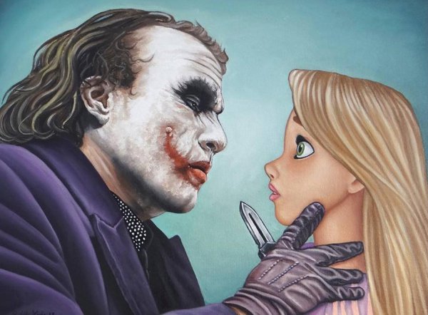 Хоррор мультяшки героиня