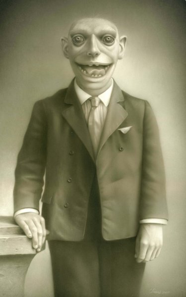 Злой дядька рисунок