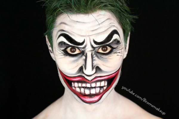 Макияж для Хэллоуина Джокер