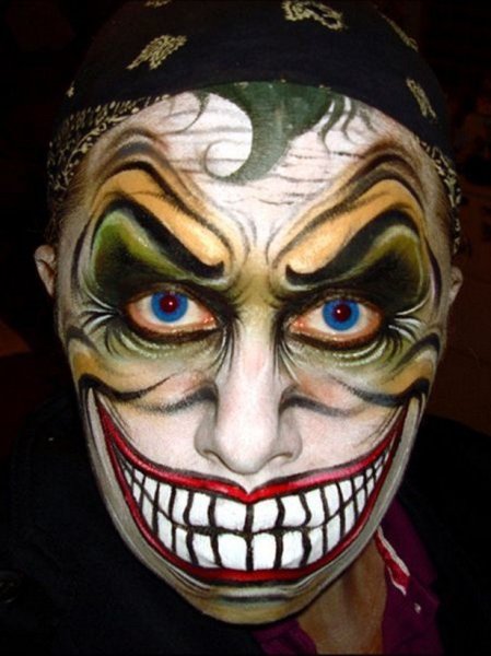 Макияж гуашью