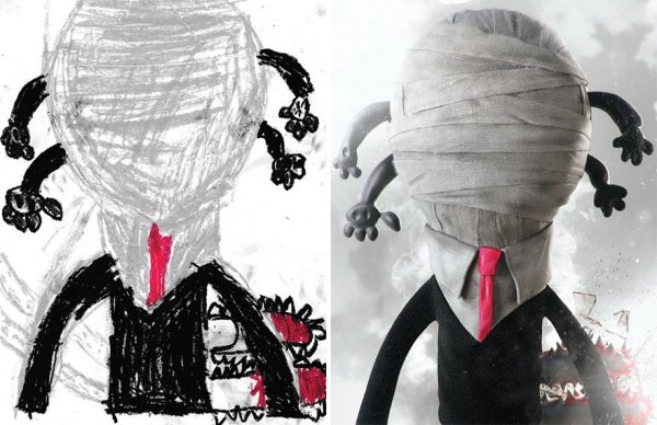 Придуманные монстры детьми