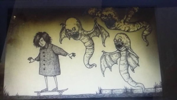 Страшные детские рисунки