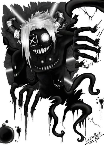 Жуткие картинки для срисовки