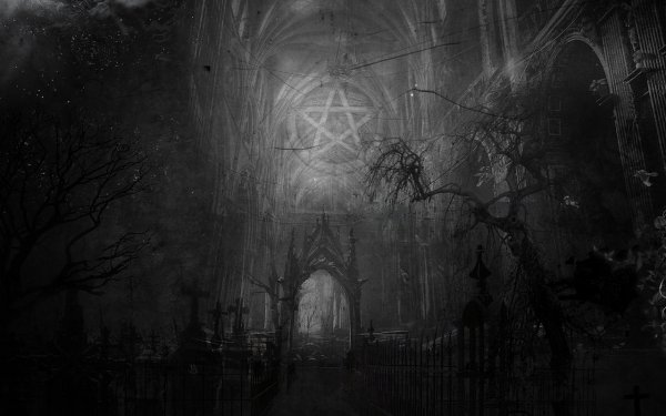 Темный страшный фон