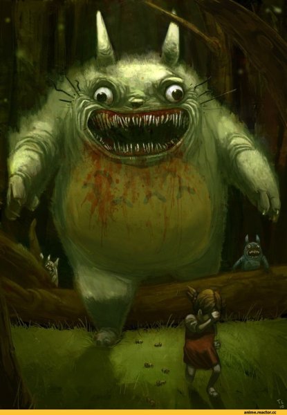 Мой сосед Тоторо хоррор