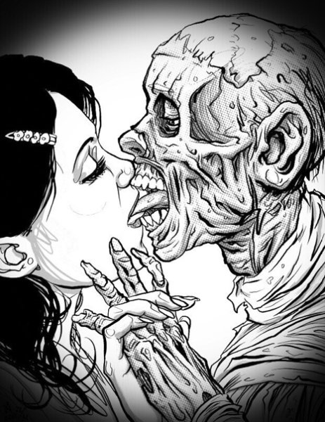 Раскраски страшные клоуны