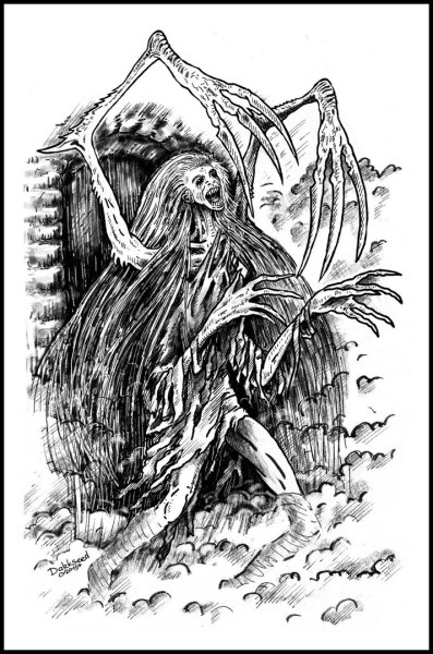 Иллюстрации к книгам ужасов