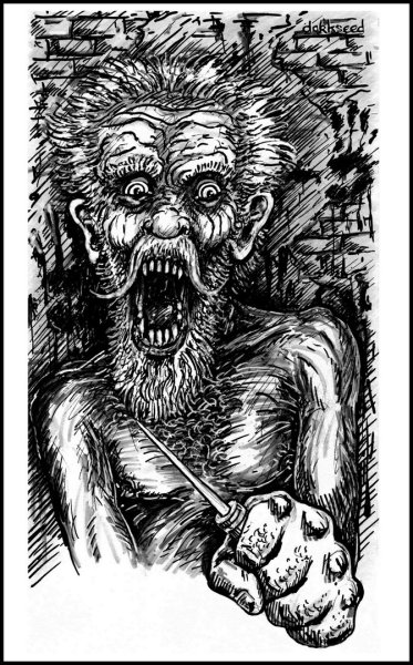 Современные Гравюры страшные герои