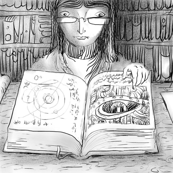 Графические рисунки из книг