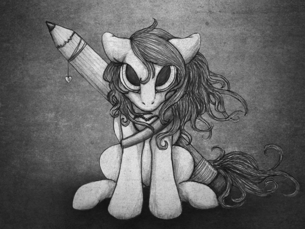 Флаттершай пони монстр