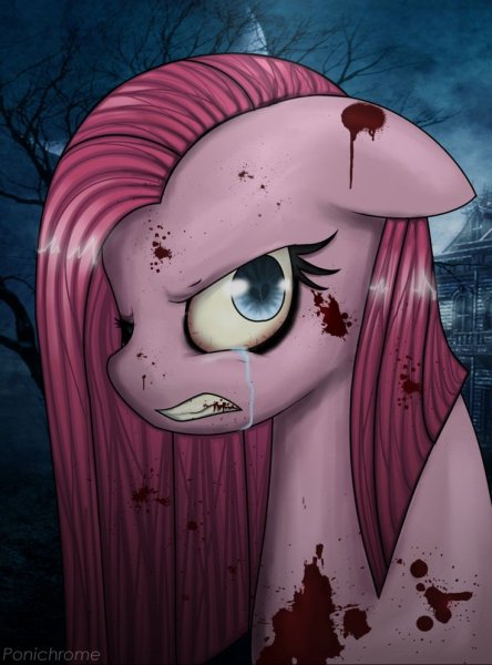 Флаттершай пони монстр