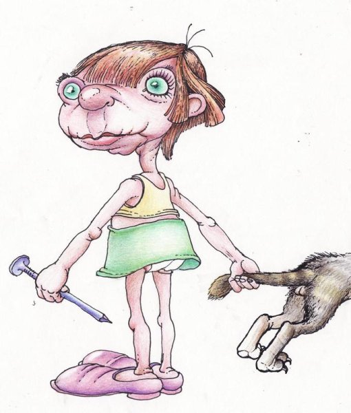 Смешные мультяшные персонажи