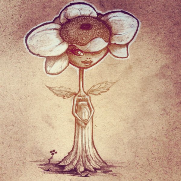 Скелет арт карандашом