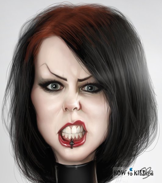 Пенелопа Крус caricature