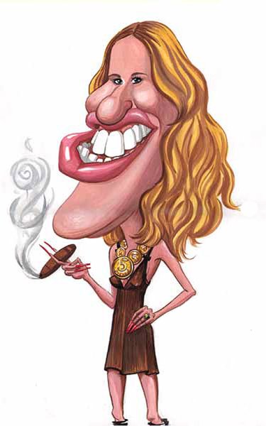 Страшная мультяшная девочка