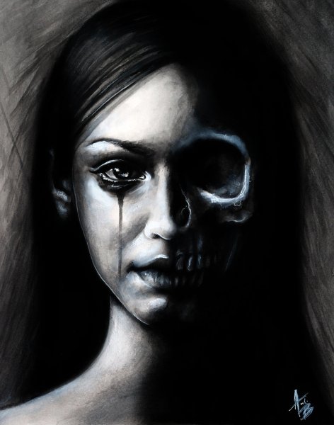 Худая женщина карикатура