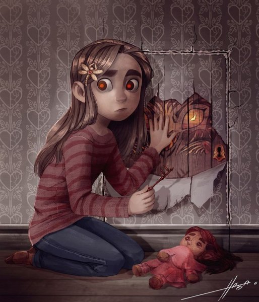 Каролина в стране кошмаров арт