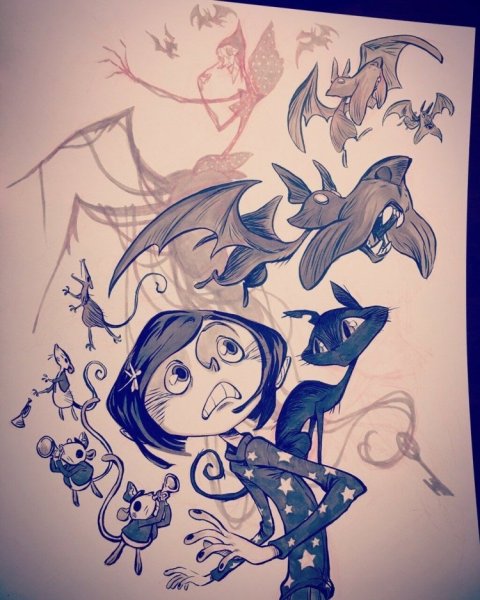 Рисунки для срисовки карандашом простые страшные