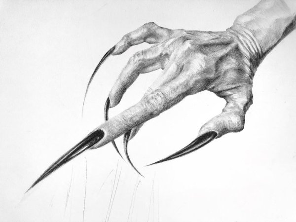 Рука ведьмы рисунок