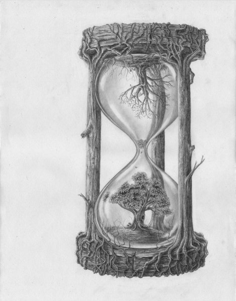 Эскиз песочных часов