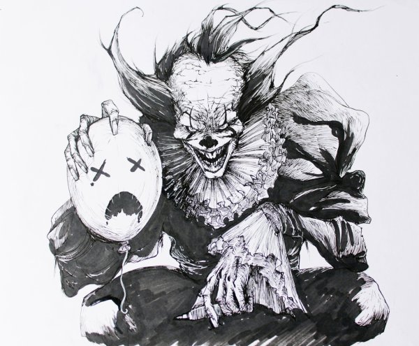 Мультяшный клоун ПЕННИВАЙЗ