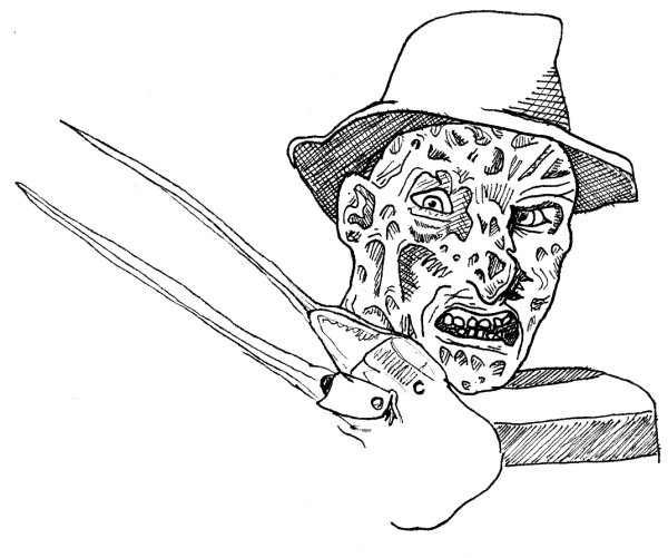 Раскраска Твистед Фредди