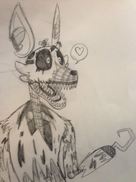 Раскраска АНИМАТРОНИКОВ кошмарный Фредди