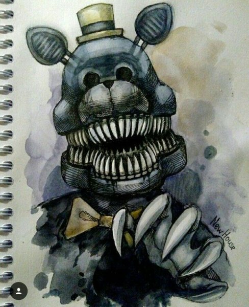 ФНАФ бейби для срисовки