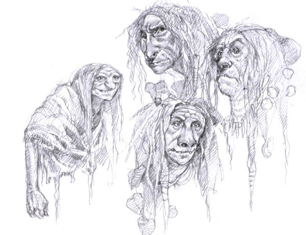 Тролль карандашный