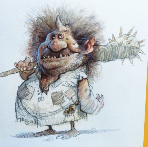 Нарисовать тролля