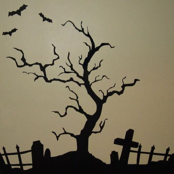 Силуэт зомби