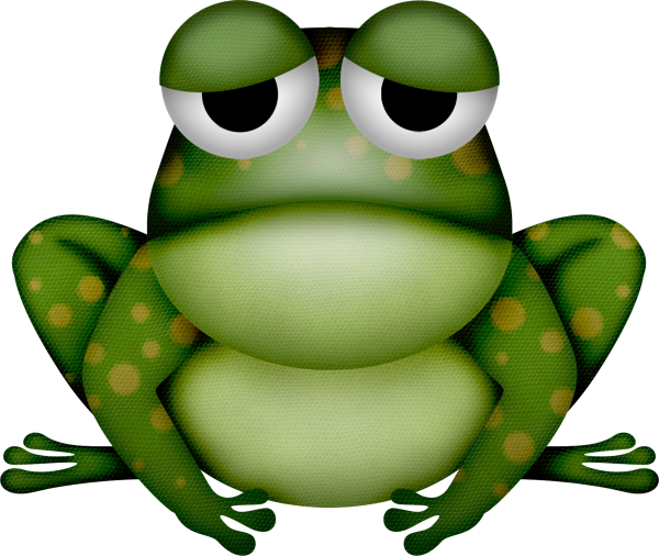 Лягушка из мультика