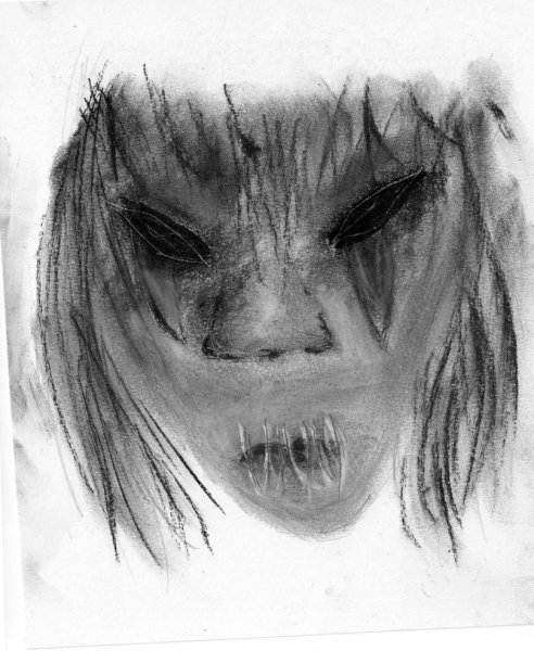 Страх рисунок карандашом