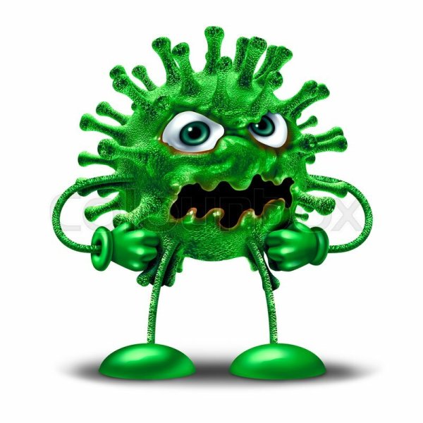 Злые бактерии коронавирус