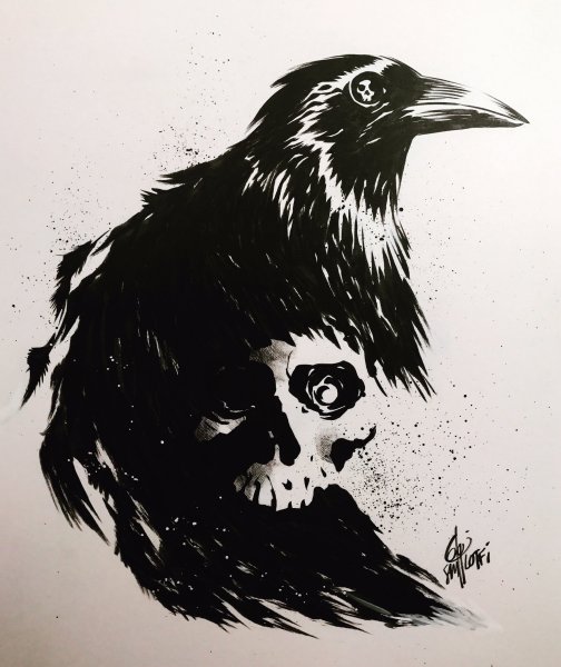 Nevermore Raven Art