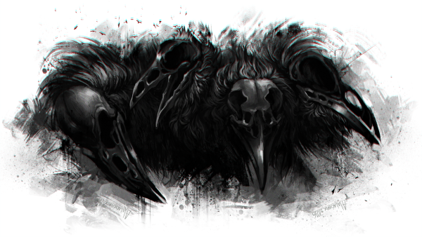 Ворон арт