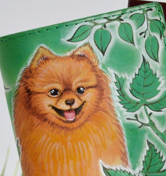 Наклейки шпиц