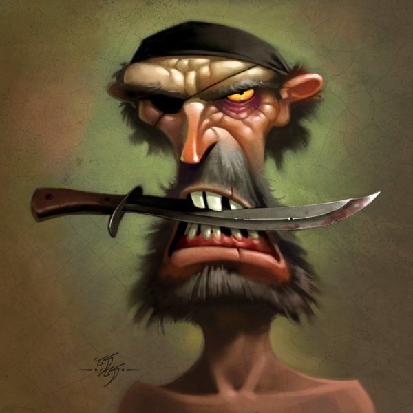 Пират карикатура