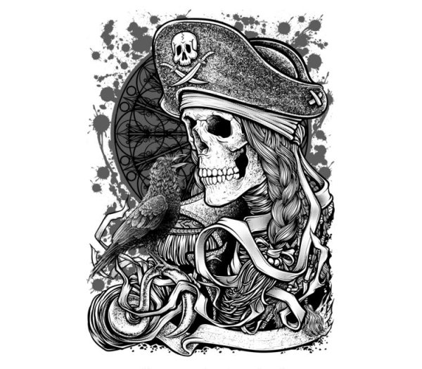 Эскизы на пиратскую тему