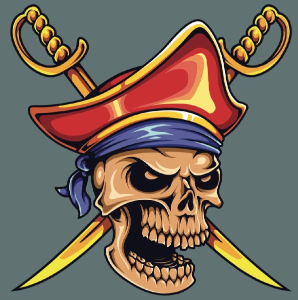 Череп пирата