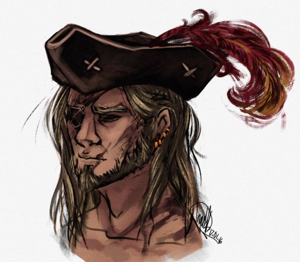 Барракуда пират рисунок