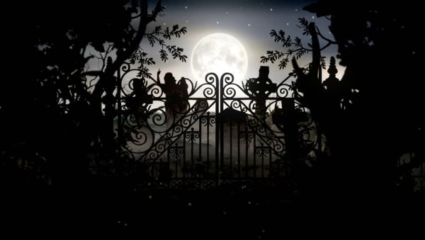 Ворота кладбища арт