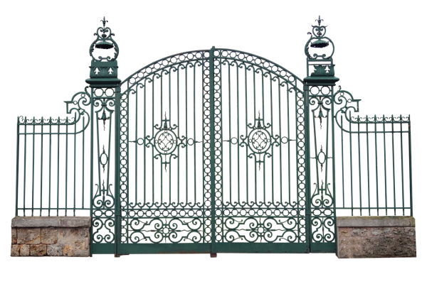 Ворота на прозрачном фоне